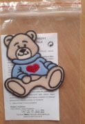 Nažehlovací vyšívaný medvídek 
