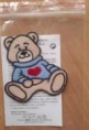 Nažehlovací vyšívaný medvídek